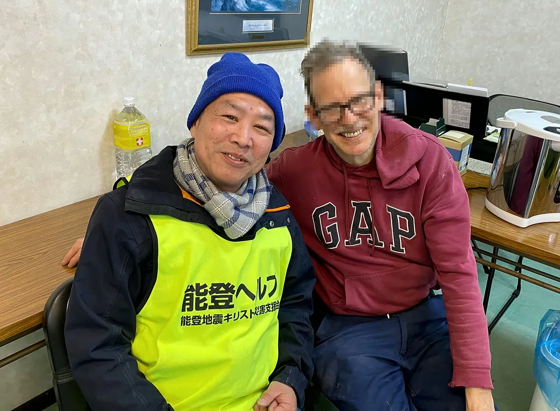 能登地震支援の活動服を着用したFHC関係者