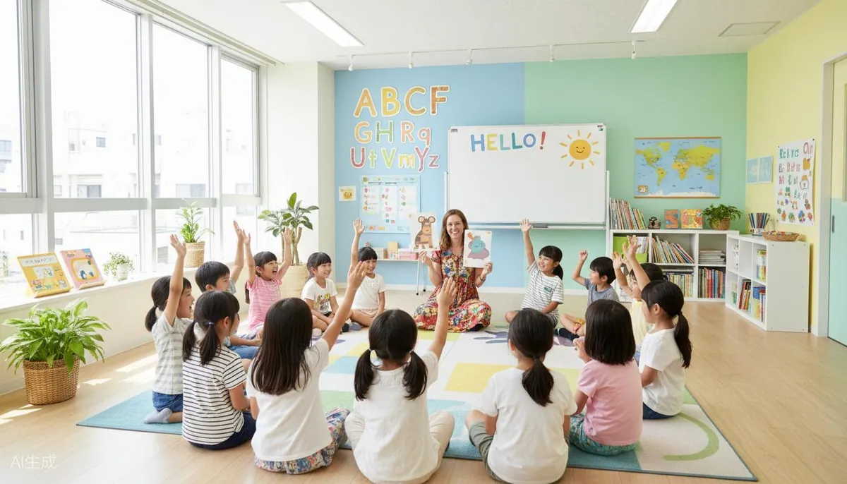 子ども向け英語教育のコンテンツイメージ